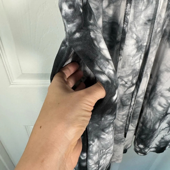 Sweaty Betty Take it Easy Black Tie Dye Tank Dress Size Small - Picture 4 of 9